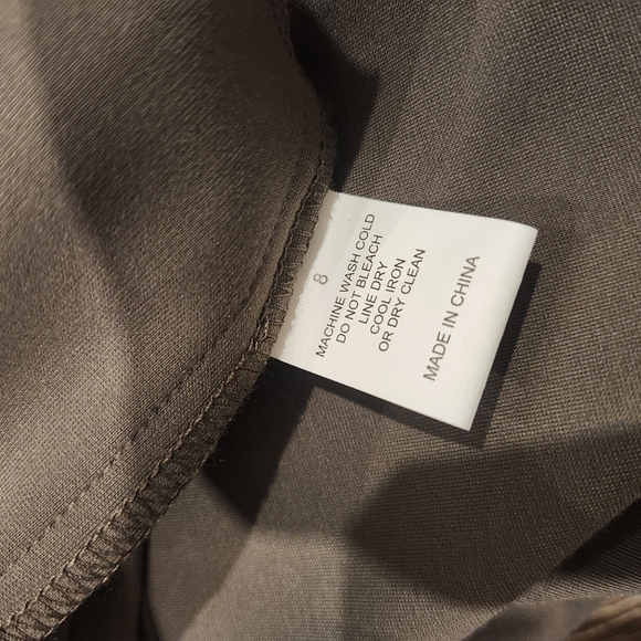 Peace of Cloth Womens Piped Cigarette Pants‎ Size 8 In Mushroom Tan NWOT - Picture 7 of 10